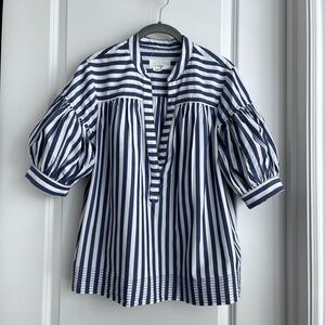 Anthropologie Popover Top -size L